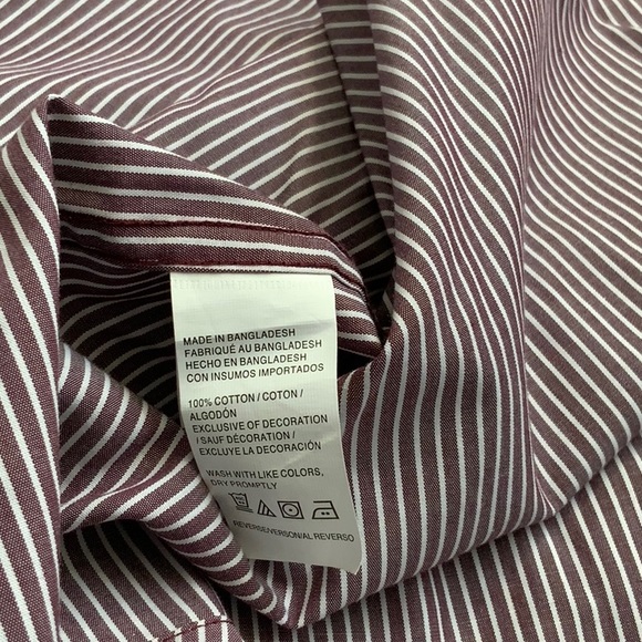 NWT Izod men’s long sleeve button up shirt in size 2XL - Picture 4 of 5